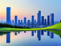 城市边缘观测点，探索自然与城市的和谐共生，边缘的和谐共生，探索自然与城市的