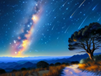 揭秘夜空中的神秘礼物，流星雨新发现背后的光谱奥秘，夜空中的神秘礼物，流星雨新发现