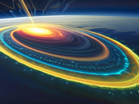 揭秘宇宙深处的神秘信号—引力波新发现背景图像发布，波新发现，揭秘宇宙深处的神秘